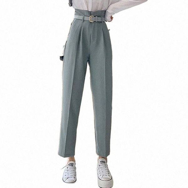 women's pants & capris limiguyue spring breathable fashion ankle-length suit pants women belted harem high waist casual slim trousers f, Black;white
women's pants & capris limiguyue spring breathable fashion ankle-length suit pants women belted harem high waist casual slim trousers f, Black;white