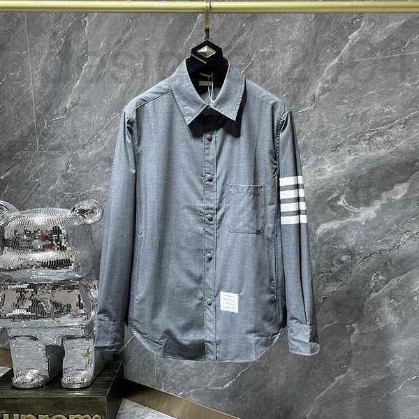 men's casual shirts designer and women's hsome shirts 2022 spring autumn new products tb color woven four bar long sleeve shirt ja, White;black
men's casual shirts designer and women's hsome shirts 2022 spring autumn new products tb color woven four bar long sleeve shirt ja, White;black