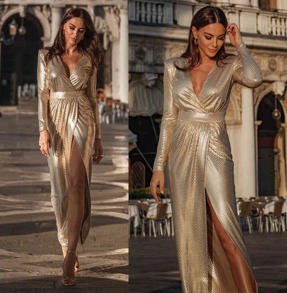 casual dresses autumn and winter v-neck gilded dress party casual split long sleeve dress 4z8e, Black;gray
casual dresses autumn and winter v-neck gilded dress party casual split long sleeve dress 4z8e, Black;gray