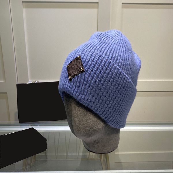 

Winter luxury fashion designer beanie for woman hat casquette cashmere knitted men beanies warm baseball sport hats skull caps fitted bonnet cap 8colors top quality, As show