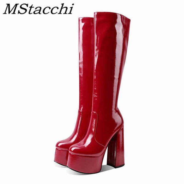 boots mstapchi lacquer leather women motorcycle boat street style round nose square heel platform hand made shoes botas altas mujer 220903, Black
boots mstapchi lacquer leather women motorcycle boat street style round nose square heel platform hand made shoes botas altas mujer 220903, Black