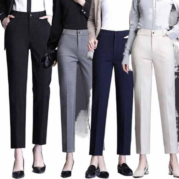 women's pants & capris spring and autumn women's pants fashion high waist straight slim office trousers large & capris 07fq#, Black;white
women's pants & capris spring and autumn women's pants fashion high waist straight slim office trousers large & capris 07fq#, Black;white