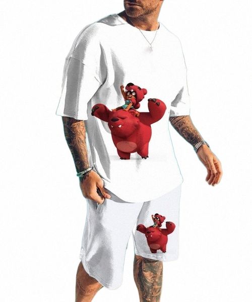 men's tracksuits men's tracksuits men's outfit summer short sleeve t shirt set fashion 2 piece streetwear 3d printed sports b, Gray 
men's tracksuits men's tracksuits men's outfit summer short sleeve t shirt set fashion 2 piece streetwear 3d printed sports b, Gray