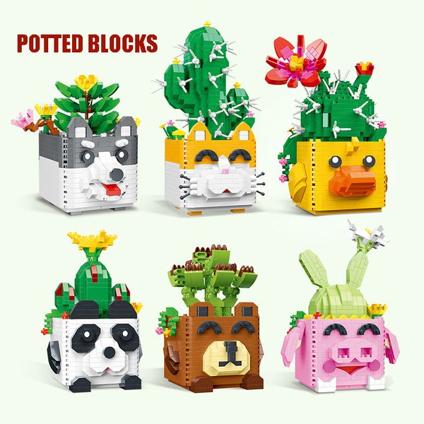 blocks potted building flower cartoon panda erha piglet pot cactus succulent model brick children s toy gift 220902
blocks potted building flower cartoon panda erha piglet pot cactus succulent model brick children s toy gift 220902