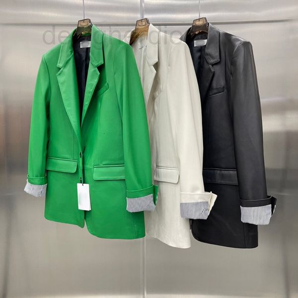 women's leather & faux designer ce family 2022 new genuine leather sheepskin temperament luxurious classic versatile suit collar long s, Black
women's leather & faux designer ce family 2022 new genuine leather sheepskin temperament luxurious classic versatile suit collar long s, Black