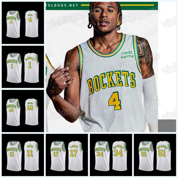 2022-23 4 green kevin 10 gordon basketball jerseys jalen 34 olajuwon jersey 1 jabari smith 3 porter jr. josh 9 chriser yao 17 eason alperen, Black;red
2022-23 4 green kevin 10 gordon basketball jerseys jalen 34 olajuwon jersey 1 jabari smith 3 porter jr. josh 9 chriser yao 17 eason alperen, Black;red
