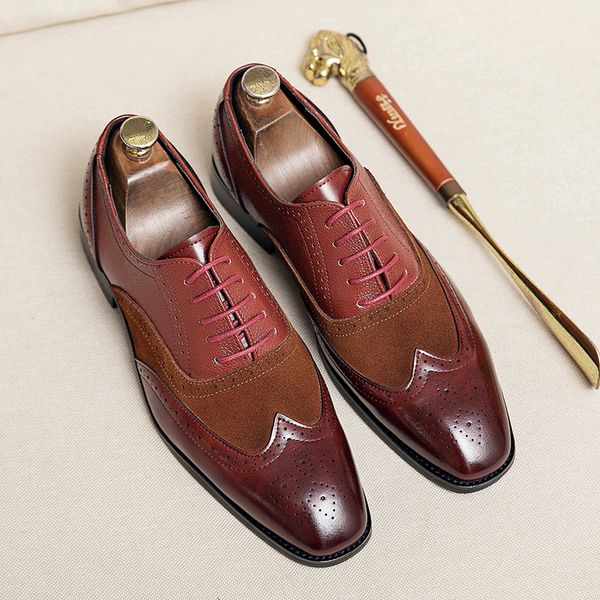 Brogue Shoes Men Shoes British Square Head Carved PU Stitching Lace Fashion Business Casual Wedding Party Daily AD144, Clear
Brogue Shoes Men Shoes British Square Head Carved PU Stitching Lace Fashion Business Casual Wedding Party Daily AD144, Clear