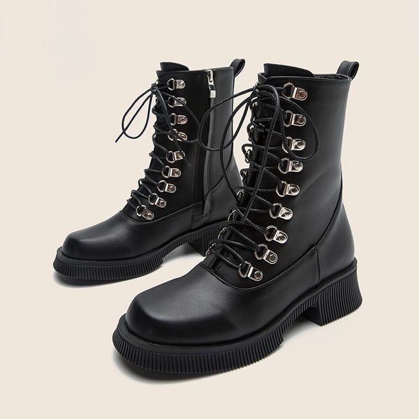 fashion work hiking martin motorcycle boots lady winter shoes thick-soled women's 2022 short ankle booties, Black
fashion work hiking martin motorcycle boots lady winter shoes thick-soled women's 2022 short ankle booties, Black