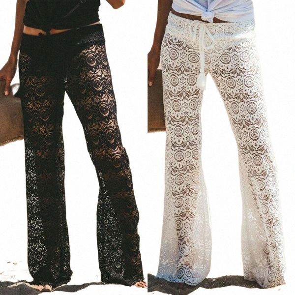 women's pants & capris women's beach lace mesh sheer bikini cover up swimwear drawstring transparent long flare pant trousers drop, Black;white
women's pants & capris women's beach lace mesh sheer bikini cover up swimwear drawstring transparent long flare pant trousers drop, Black;white