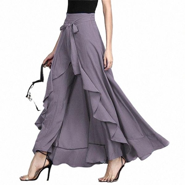 women's pants & capris women chiffon ruffle palazzo pants skirt tie-waist pure color irregular hem long pant summer female elegant loos, Black;white
women's pants & capris women chiffon ruffle palazzo pants skirt tie-waist pure color irregular hem long pant summer female elegant loos, Black;white
