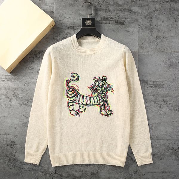 mens designer sweater sweatshirt classic letter long sleeve men design sweaters knit pullover, White;black
mens designer sweater sweatshirt classic letter long sleeve men design sweaters knit pullover, White;black