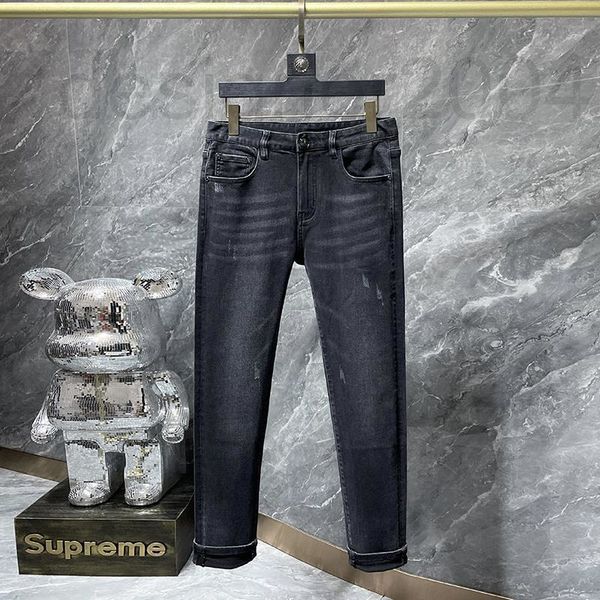 men's jeans designer chao brand casual pants new fashion letters in early autumn 2022 embroidery slim fit small feet jeans men 59nd, Blue
men's jeans designer chao brand casual pants new fashion letters in early autumn 2022 embroidery slim fit small feet jeans men 59nd, Blue