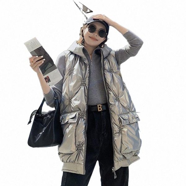 women's vests women's vests hooded sleeveless jacket zipper loose ladies waistcoat pockets solid quilted casual winter female puff, Black;white
women's vests women's vests hooded sleeveless jacket zipper loose ladies waistcoat pockets solid quilted casual winter female puff, Black;white