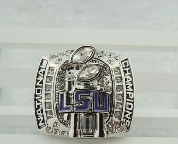 bcs 2007 lsu national championship rings blue enamal crystal silver pleat, Golden;silver
bcs 2007 lsu national championship rings blue enamal crystal silver pleat, Golden;silver