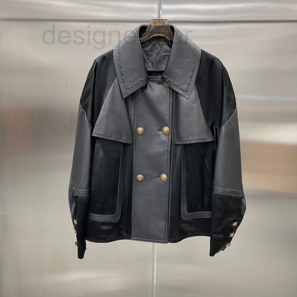 women's leather & faux designer 2021 new fashion lapel niche cotton sheepskin leather clothing women's loose jacket b4d6, Black
women's leather & faux designer 2021 new fashion lapel niche cotton sheepskin leather clothing women's loose jacket b4d6, Black