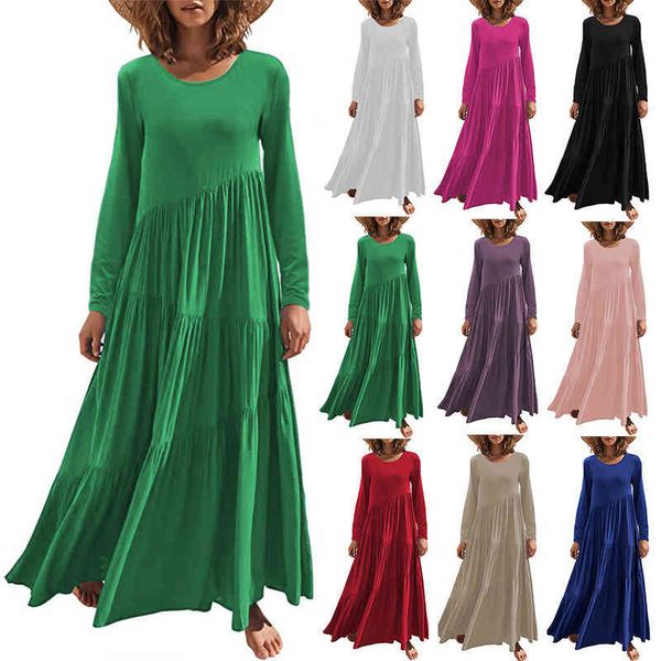 casual dresses loose long sleeve round neck asymmetric swing layered beach dress women's wear gxzh, Black;gray
casual dresses loose long sleeve round neck asymmetric swing layered beach dress women's wear gxzh, Black;gray