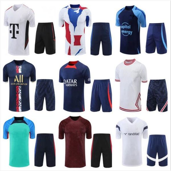 22 23 mens short sleeve tracksuit 2022 2023 soccer training suit t-shirt shorts football uniform set, Black
22 23 mens short sleeve tracksuit 2022 2023 soccer training suit t-shirt shorts football uniform set, Black
