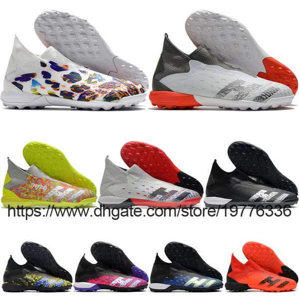 send with bag football boots predator freak 3 tf turf laceless pogba soccer shoes for mens high ankle soft leather comfortable kni203z, Black
send with bag football boots predator freak 3 tf turf laceless pogba soccer shoes for mens high ankle soft leather comfortable kni203z, Black