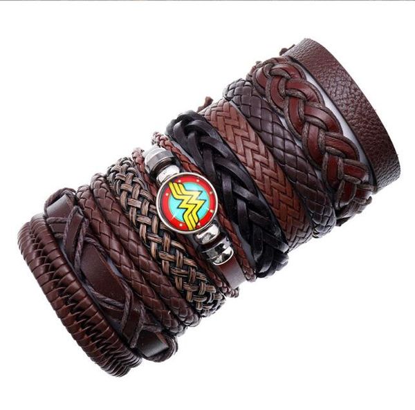 men woman cowhide bracelet diy beaded strands glass moonstone hip hop combination suit bracelet 10styles/1set, Black
men woman cowhide bracelet diy beaded strands glass moonstone hip hop combination suit bracelet 10styles/1set, Black