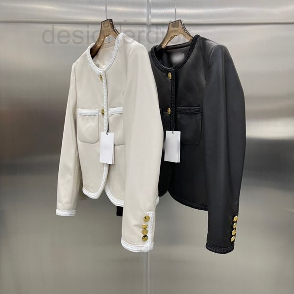 women's leather & faux designer ce's 2021 haining autumn and winter new sheepskin leather coat wind round neck short female or1p, Black
women's leather & faux designer ce's 2021 haining autumn and winter new sheepskin leather coat wind round neck short female or1p, Black