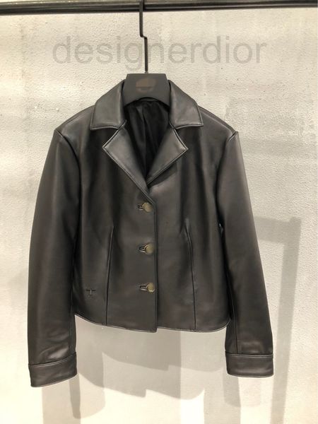 women's leather & faux designer cd home 2021 autumn winter new women's suit collar sheepskin leather short coat versatile ladies i, Black
women's leather & faux designer cd home 2021 autumn winter new women's suit collar sheepskin leather short coat versatile ladies i, Black