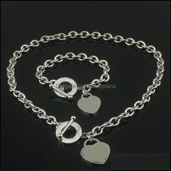 & pendants jewelrychristmas gift 925 sier love necklace bracelet set wedding statement jewelry heart pendant necklaces bangle sets289c, Silver
& pendants jewelrychristmas gift 925 sier love necklace bracelet set wedding statement jewelry heart pendant necklaces bangle sets289c, Silver