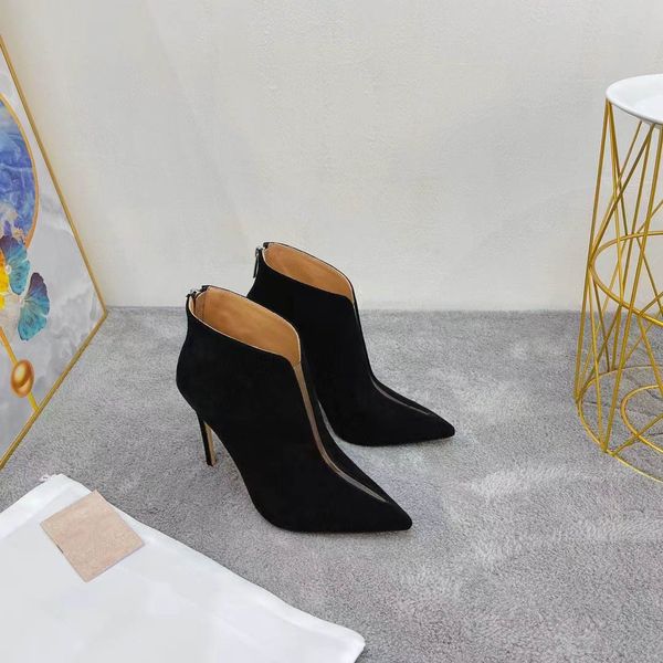 luxury ladies autumn winter ankle boots designer leather stiletto pointed toe black shoes fashion catwalk party dress shoes
luxury ladies autumn winter ankle boots designer leather stiletto pointed toe black shoes fashion catwalk party dress shoes