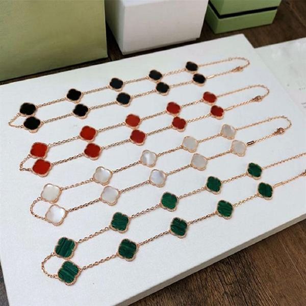 10 motifs pendants necklaces fashion elegant clovers necklace gift for woman desinger jewelry wedding couple love luxury design 925 sil284g, Silver
10 motifs pendants necklaces fashion elegant clovers necklace gift for woman desinger jewelry wedding couple love luxury design 925 sil284g, Silver