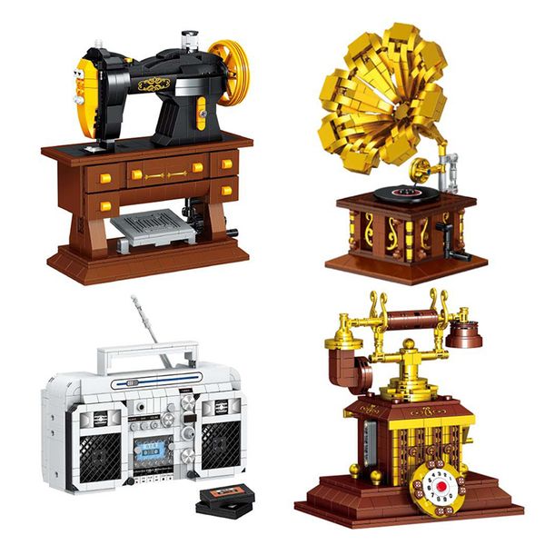 blocks mini building diy creative retro gramophone radio sewing machine 3d model home decor children educational toys boy gift 220902
blocks mini building diy creative retro gramophone radio sewing machine 3d model home decor children educational toys boy gift 220902