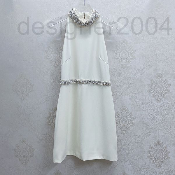 casual dresses designer miu family neck dress handmade nail bead diamond studded celebrity temperament a-line skirt new summer miao p95h, Black;gray
casual dresses designer miu family neck dress handmade nail bead diamond studded celebrity temperament a-line skirt new summer miao p95h, Black;gray
