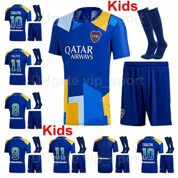 college wear 2021-2022 kids boca juniors youth villa soccer jersey socks set tevez izquierdoz maroni cardona fabra medina campuzano andrada, Black
college wear 2021-2022 kids boca juniors youth villa soccer jersey socks set tevez izquierdoz maroni cardona fabra medina campuzano andrada, Black