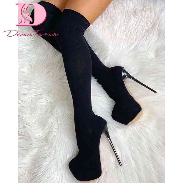 boots doratasia brand new ladies high platform boots fashion thin high heels thigh high boots women slim party shoes woman 220903, Black
boots doratasia brand new ladies high platform boots fashion thin high heels thigh high boots women slim party shoes woman 220903, Black