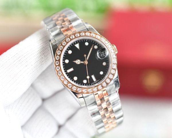 fashion watch automatic movement watches full stainless steel sports women watch wristwatches designer president 007 waterproof diamond 31mm, Slivery;brown
fashion watch automatic movement watches full stainless steel sports women watch wristwatches designer president 007 waterproof diamond 31mm, Slivery;brown