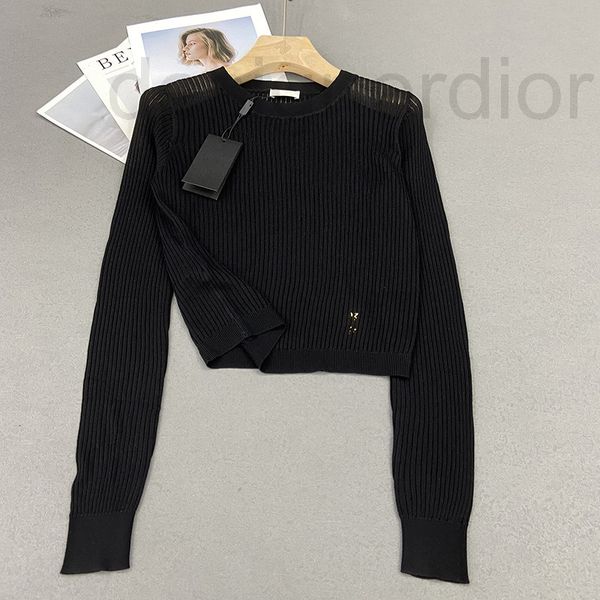 women's sweaters designer sl home knitted round neck hollow long sleeve pullover sweater thin temperament short women's 2022 new p, White;black
women's sweaters designer sl home knitted round neck hollow long sleeve pullover sweater thin temperament short women's 2022 new p, White;black