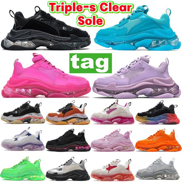 fashion triple-s clear sole casual shoes black pink neon green gym red blue white red men sneakers turquoise beige grey light tan metallic
fashion triple-s clear sole casual shoes black pink neon green gym red blue white red men sneakers turquoise beige grey light tan metallic