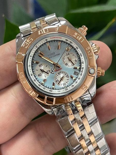 women quartz chronograph watch rose gold black blue60519480521201450118, Slivery;brown
women quartz chronograph watch rose gold black blue60519480521201450118, Slivery;brown