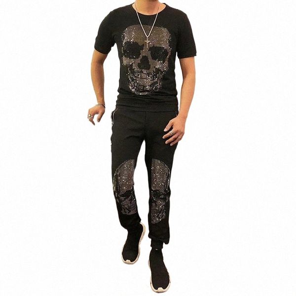 men's tracksuits men's tracksuits europe and the united states slim skull brand diamond t-shirt two-piece casual sportswear 95zg#, Gray
men's tracksuits men's tracksuits europe and the united states slim skull brand diamond t-shirt two-piece casual sportswear 95zg#, Gray