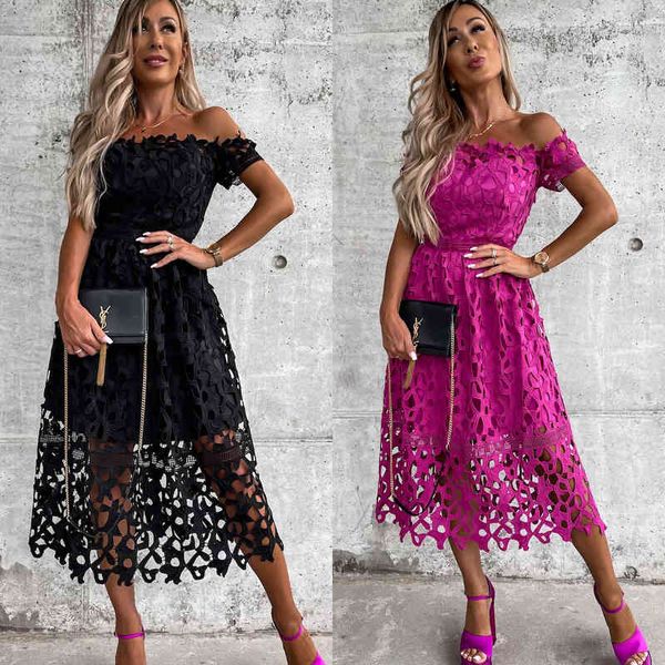casual dresses spring and summer straight collar lace dress ins casual loose female opyb, Black;gray
casual dresses spring and summer straight collar lace dress ins casual loose female opyb, Black;gray