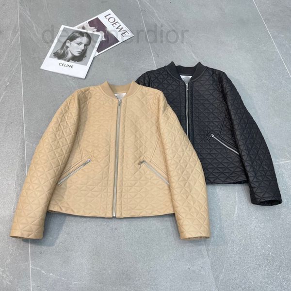 women's leather & faux designer in the autumn and winter of 2021 h's new products stand collar crimping diamond lattice all-around, Black
women's leather & faux designer in the autumn and winter of 2021 h's new products stand collar crimping diamond lattice all-around, Black