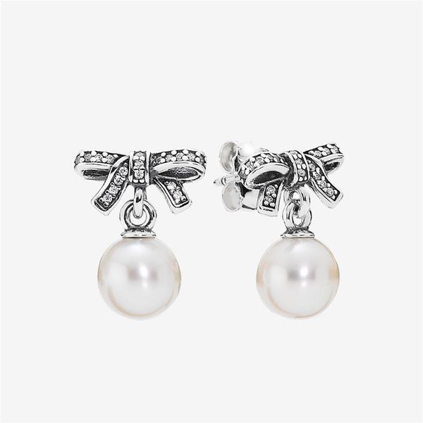 white pearl pendant dangle earrings women girls wedding jewelry with original box for pandora 925 sterling silver bow stud earring205n
white pearl pendant dangle earrings women girls wedding jewelry with original box for pandora 925 sterling silver bow stud earring205n