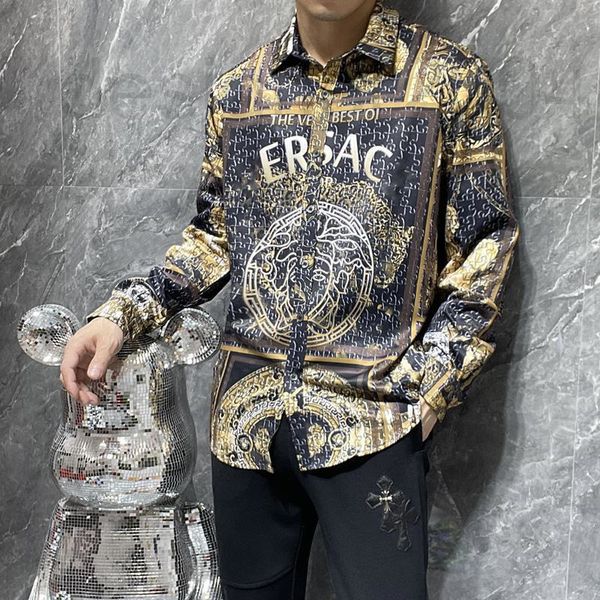 men's casual shirts designer fashion brand men's casual shirt 2022 spring and autumn new medusa fashion printed long sleeve large, White;black
men's casual shirts designer fashion brand men's casual shirt 2022 spring and autumn new medusa fashion printed long sleeve large, White;black