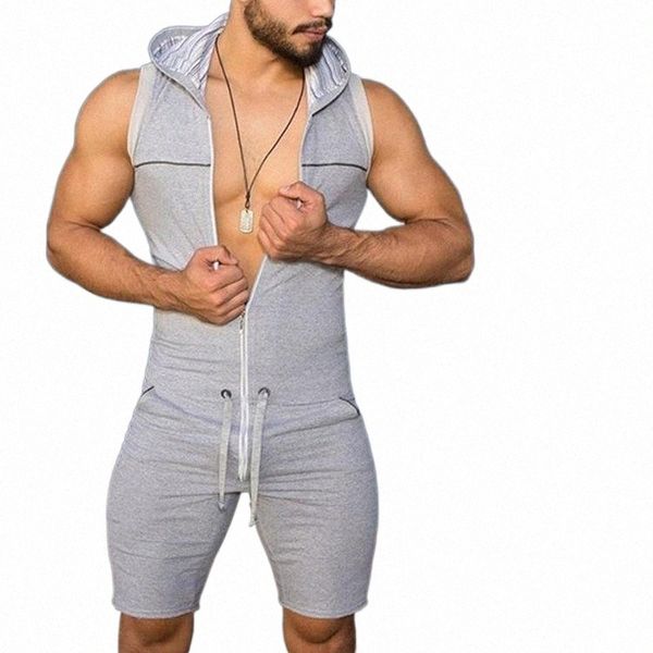 men's tracksuits men's tracksuits jumpsuit men jogger tight fitness overalls zipper sleeveless hooded rompers pants outfits with p, Gray
men's tracksuits men's tracksuits jumpsuit men jogger tight fitness overalls zipper sleeveless hooded rompers pants outfits with p, Gray