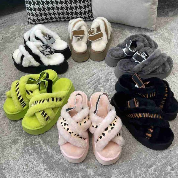 pool sangpo slippers women's outer wear 2022 new thick bottom cross sheepskin one casual wool thicks platform sandals 35-40, Black
pool sangpo slippers women's outer wear 2022 new thick bottom cross sheepskin one casual wool thicks platform sandals 35-40, Black
