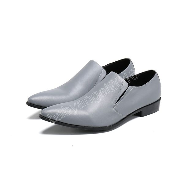 solid men genuine leather shoes fashion pointed toe business formal shoes bridegroom wedding party dress shoes, Black
solid men genuine leather shoes fashion pointed toe business formal shoes bridegroom wedding party dress shoes, Black