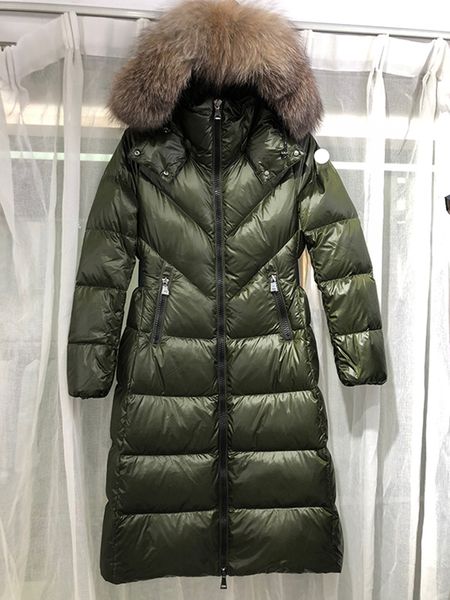 women's winter down parka waterproof outerwear big real wolf fur hooded women fashion coat of gril warm coats windproof snow overcoat, Black
women's winter down parka waterproof outerwear big real wolf fur hooded women fashion coat of gril warm coats windproof snow overcoat, Black