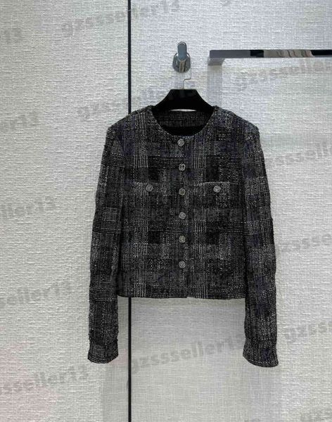 designer womens jacket ch.. silk jacquard camellia lining jackets classic style tweed fabric check crewneck designer jacket luxury womens c, Black;brown
designer womens jacket ch.. silk jacquard camellia lining jackets classic style tweed fabric check crewneck designer jacket luxury womens c, Black;brown