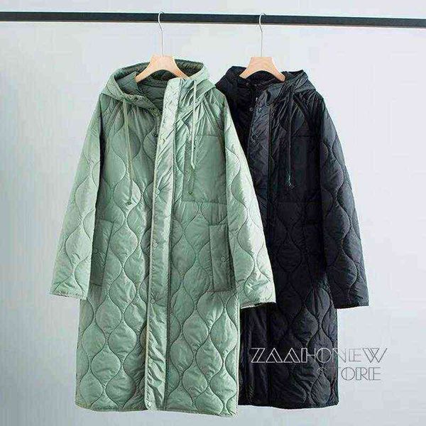 women's down parkas zaahonew new autumn winter women vintage green casual warm loose hooded parkas coat female t220902, Black
women's down parkas zaahonew new autumn winter women vintage green casual warm loose hooded parkas coat female t220902, Black