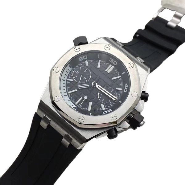 4 types new royal diver mens luxury watch 26703st 26703 automatic black dial silver case watches rubber strap gents sport all sub dials work, Slivery;brown
4 types new royal diver mens luxury watch 26703st 26703 automatic black dial silver case watches rubber strap gents sport all sub dials work, Slivery;brown