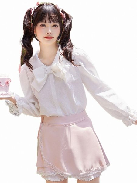 women's blouses & shirts romwe kawaii solid flounce sleeve blouse p18s#, White
women's blouses & shirts romwe kawaii solid flounce sleeve blouse p18s#, White