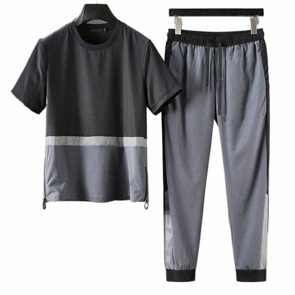 men's tracksuits men's tracksuits jsbdlight luxury quality silky smooth two-piece patchwork fabric summer sport casual suit with s, Gray
men's tracksuits men's tracksuits jsbdlight luxury quality silky smooth two-piece patchwork fabric summer sport casual suit with s, Gray